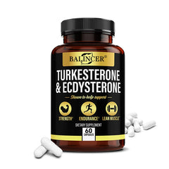 Balincer TURKESTERONE  & ECDYSTERONE  Extracts-energy Booster,Promote Muscle Growth, Strengthening, Energy and Endurance