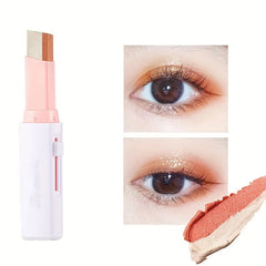 Double Color Eyeshadow Stick Pearlescent Eyeshadow Pencil Glitter Liner Highlighter Multicolor Eye Shadow Eyes Makeup Cosmetics