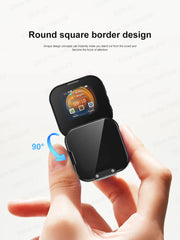 هاتف SERVO i19 صغير الحجم يعمل باللمس مع خاصية الاستعداد وبطاقة SIM مزدوجة ومشغل MP4 وخاصية Magic Voice 2G وشاشة صغيرة دوارة