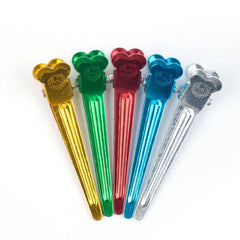 A Box Of  Mini Barber Clips: Heat-Resistant Metal Hairpins for DIY Coloring, Professional Salon & Home Haircut Styling Tools