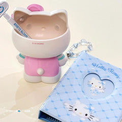 1pc Cute Cartoon Hello Kitty Pen Container Student Stationery Cute Fashion My Melody Desktop Storage Pen Box Girls Ornament Gift