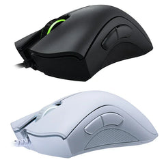 ماوس الألعاب السلكي الأصلي Razer DeathAdder Essential بدقة 6400 نقطة في البوصة مع مستشعر بصري و5 أزرار مستقلة لأجهزة الكمبيوتر المحمولة واللاعبين