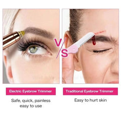 Mini Eyebrow Trimmer Multifunctional Hair Removal Safety Portable Electric Battery Electric Trimmer Automatic Trimmer for Facia