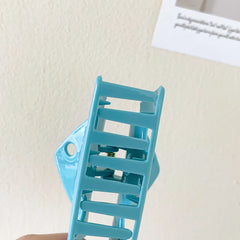 New Solid Color Acrylic Cheese Hair Clips Elegant Women Korean Style Hairpin Funny Food Shark Cawl Clip Girls Hair Accessories