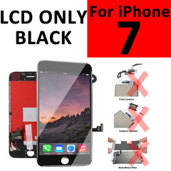 Full Set Screen For iPhone 7 7G LCD Display Replacement Touch Digitizer Complete Assembly+Camera+Ear Speaker A1660 A1778 A1779