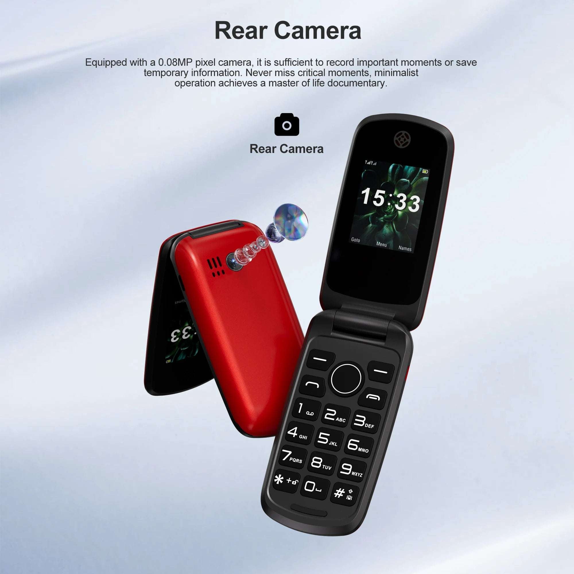 2025 SERVO F4 Fold Feature Mobile Phone 1.77" Display Dual SIM Standby Call Recording MP4 FM Radio 2G Flip Button Backup Phones