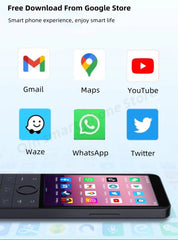 هاتف Qin F22 Pro الذكي الجديد بشاشة تعمل باللمس وواي فاي 5G + 3.5 بوصة وذاكرة 4 جيجابايت وذاكرة 64 جيجابايت، إضافة إلى متجر جوجل وأندرويد QinGlobal Version