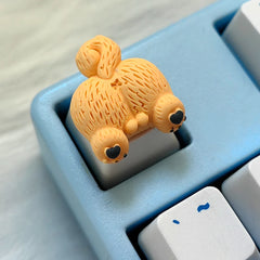 Corgi Hip Personalized Key Cap Cross Shaft Mechanical Keyboard Special ESC 3D Cute Dog Butt Replacement Decoration