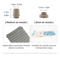 Electric Air Pump Portable Wireless Air Compressor Inflator/Deflator Pumps For Inflatable Cushions Air Beds Boat Swimming Ring