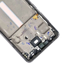 NEW For Samsung A33 A52 A52S A72 A52 5G A54 A73 Front Housing LCD Frame Bezel Plate Replacement Repair Part With Side Button