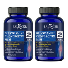 Balincer Glucosamine Chondroitin MSM, 120 Capsules, for Joint and Knee Health, Immune System, Non-GMO, Gluten-Free