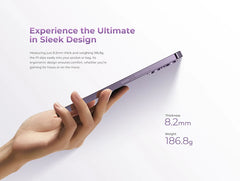 هاتف OUKITEL P1 الذكي بشاشة AMOLED مقاس 6.7 بوصة وذاكرة وصول عشوائي (8 جيجابايت) وذاكرة تخزين داخلية سعة 256 جيجابايت ونظام تشغيل MTK Helio G99 وأندرويد 14 الإصدار العالمي وكاميرا بدقة 50 ميجابكسل وبطارية 5150 مللي أمبير في الساعة وتقنية NFC