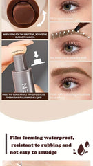 1 PC 3D Eyebrow Gel Dyeing Cream with Brush Long-lasting Air-cushion Dye Brows Tint Long-lasting Natural Makeup Eyebrow Enhancer