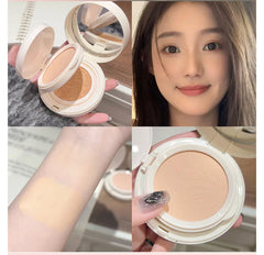 2 in 1 Double Layer Powder Cushion Clear Natural Lasting Brightening Gege Bear Makeup Concealer Loose Powder Cushion Cream