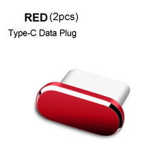 Metal Type C Dust Plugs Cellphone Anti-dust Protectors for Apple IPhone 15 Pro Max/15 Plus/15 Pro Samsung Dustplug