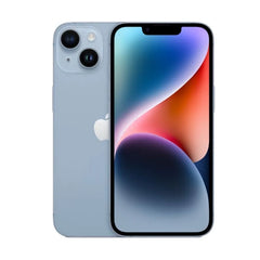 هاتف Apple iPhone 14 5G الأصلي بشاشة 6.1 بوصة A15 Face ID NFC US Dual eSIM وذاكرة وصول عشوائي 6 جيجابايت وذاكرة قراءة فقط 128 و256 و512 جيجابايت وشاشة OLED غير مقفولة ومستعمل