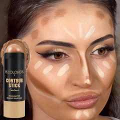 1PC 3-in-1 Highlighter Concealer Bronzer 3D Contour Boost Makeup Stick, for Natural 3D Face Makeup