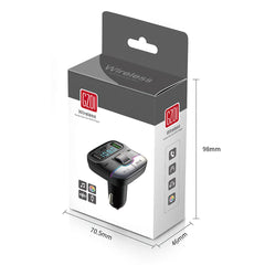 Bluetooth 5.3 Fm Transmitter Wireless Dual USB PD Adapter MP3 Player 3.1A Fast Charger Car Accessories