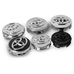 56/62mm Car Wheel Center Cover Decoration Badge Auto Hub Caps For Toyota C-hr Rav4 Yaris Hilux Avensis Prius Auris Corolla Cross