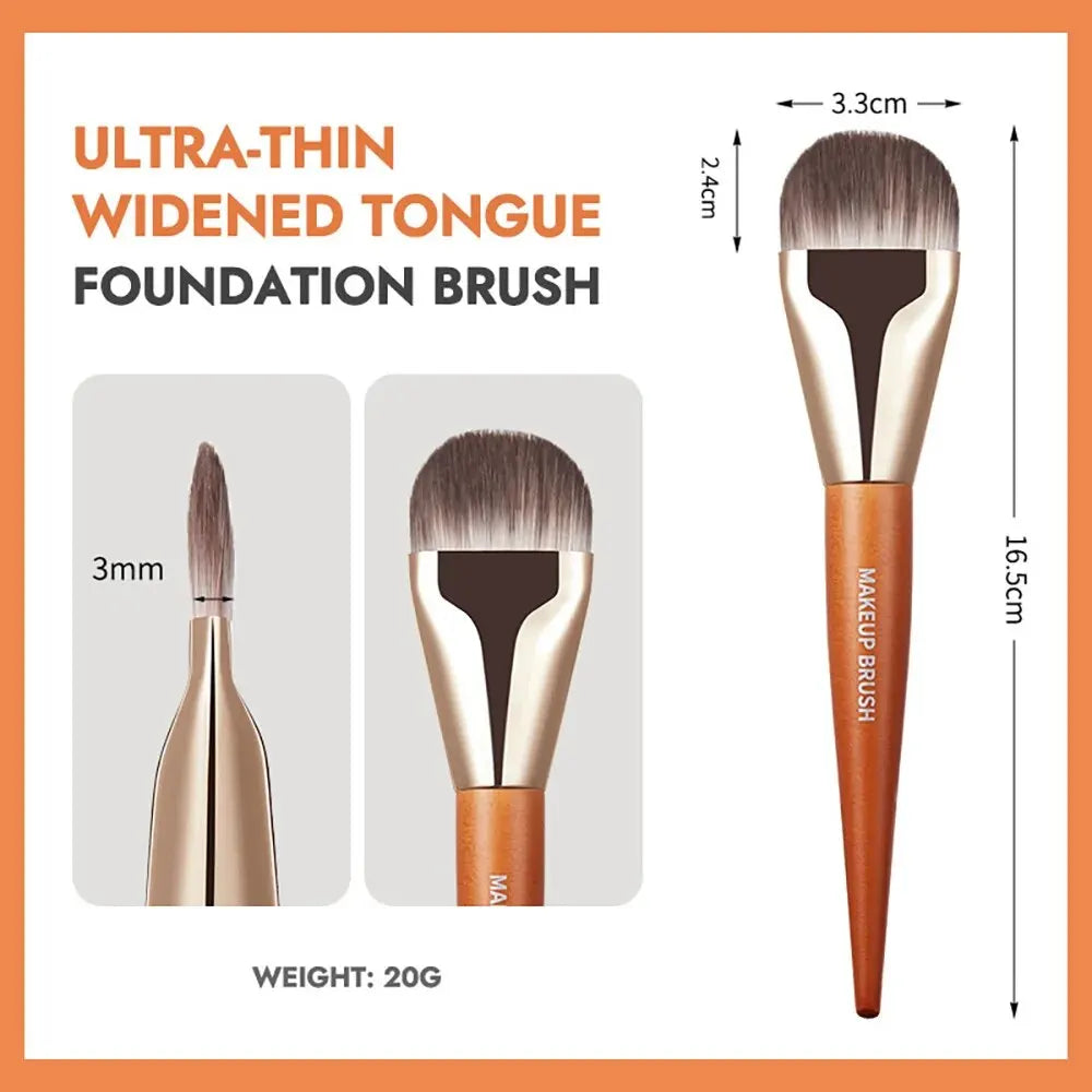 Hot Sale Flat Head Makeup Brush GECOMO Foundation Brush Quickly Apply Foundation Makeup