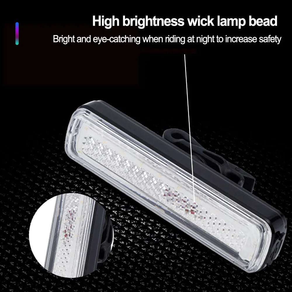 RGB Bicycle Lights Bike Tail Light 600/750 mah Memory Mode Rainbow LED Warning USB Waterproof Helmet Scooter Rear Taillight