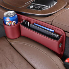 1pcs Car Seat Gap Organizer Storage Box Pocket Multifunction Wallet Keys Card Cup Phone Holder Auto Cup Holder Storage Box