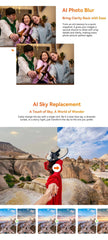 Blackview OSCAL Marine 2 Rugged Phone 8GB RAM 256GB Smartphone AI 11000mAh Battery 6.56 " HD+Display Unisoc T61 Android 15 NFC
