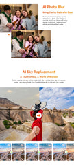 هاتف Blackview OSCAL Marine 2 Rugged Phone بذاكرة وصول عشوائي (RAM) سعة 8 جيجابايت وذاكرة تخزين داخلية سعة 256 جيجابايت وبطارية 11000 مللي أمبير في الساعة وشاشة عالية الدقة مقاس 6.56 بوصة وUnisoc T61 وAndroid 15 وNFC