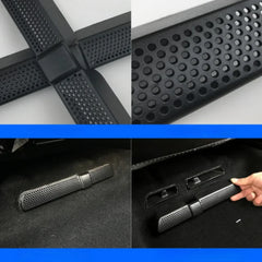 2Pcs Air Exhaust Cover Car Air Outlet Cover Grille Sticker for Skoda Kodiaq for SEAT Ateca for VW Tiguan Mk2