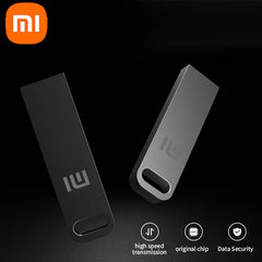 محرك أقراص فلاش USB 3.2 فائق السرعة من شاومي بسعة 2 تيرابايت، محرك أقراص USB صغير معدني، محرك أقراص USB من النوع C، قرص مقاوم للماء، محرك أقراص SSD U