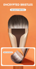 Hot Sale Flat Head Makeup Brush GECOMO Foundation Brush Quickly Apply Foundation Makeup