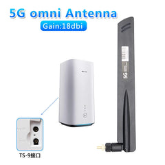 هوائي راوتر 5G 4G LTE 3G GSM 600~6000Mhz 15dbi خارجي WiFi Omni داخلي لاسلكي للاتصال مع TS9 SMA Male