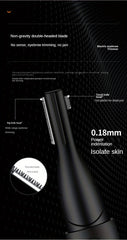Electric Eyebrow Trimmer Eyebrow Trimmer for Women Hair Trimmer Shaver Facial Hair Remover with Comb Suitable for Leg Arms Etc