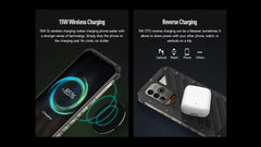هاتف Ulefone Power Armor 18T Ultra 5G الذكي المتين، Dimensity 7050، ذاكرة وصول عشوائي (RAM) بسعة 512 جيجابايت + ذاكرة وصول عشوائي (RAM) بسعة 24 جيجابايت، حراري من FLIR®، أندرويد 13، بدقة 108 ميجابكسل