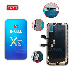 100% A ZY Incell لـ iPhone X XS Max 11 12 Pro Max 12Mini 13 Mini 14Plus مجموعة محول رقمي لشاشة اللمس LCD بديلة