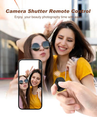 حلقة تمرير تيك توك للتحكم عن بعد مناسبة لأجهزة iPhone وiPad وحلقات تدوير الصفحات بتقنية البلوتوث، ومصراع الكاميرا، ووظيفة التحكم عن بعد للفيديو القصير والموسيقى، متوافقة مع هواتف Ios وAndroid