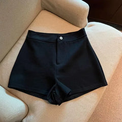 Harajuku Y2K Summer Short Pants Fashion Women Solid High Waist A-Line Straight Sexy Shorts Casual Streetwear Hot Girl Trousers