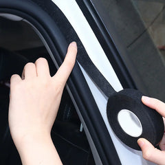 15M Heat-resistant Adhesive Cloth Fabric Tape For Car Auto Cable Harness Wiring Loom Protection Mute To Eliminate Abnormal Noise