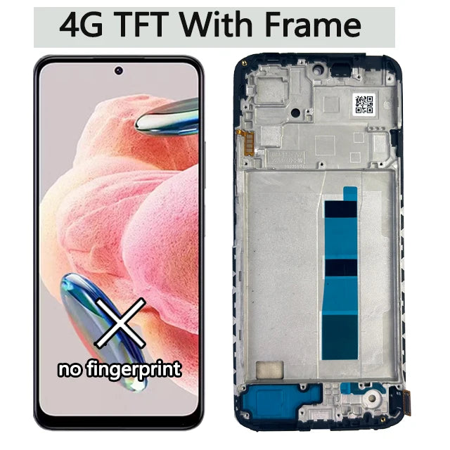 6.67" AMOLED for Xiaomi Redmi Note 12 4G LCD Display Touch Screen Digitizer For Redmi Note 12 5G LCD Display Screen Replacement