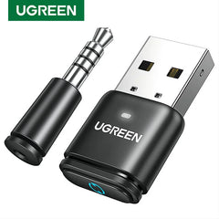 محول صوت USB Bluetooth 5.3 aptX HD AD لجهاز PS5 PS4 Nintendo Switch سماعة رأس مكبر صوت ميكروفون مستقبل بلوتوث