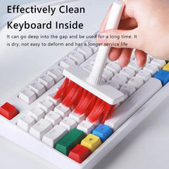 5 in 1 Keyboard Cleaning Brush Kit Keycap Puller Earbuds Cleaner for Airpods Pro 1 2 3 4 Bluetooth Earphones Case Cleaning Tools
