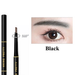 Double Head Eyebrow Pencil With Brush 360 Degree Rotation Automatic Eyebrow Pen Waterproof Eyebrow Gel Women