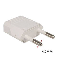 1pcs Power Plug Adapter US To EU Euro Europe Plug Power Plug Converter Travel Adapter US to EU Adapter Electrical Socket