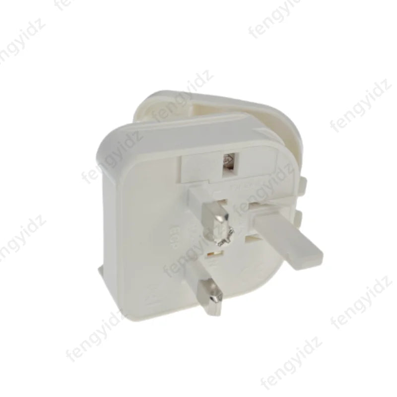 EU to UK plug adapter box type round two pins 4.0mm convert to 3 pins conversion electric power plug Shaver plug with fused 13A