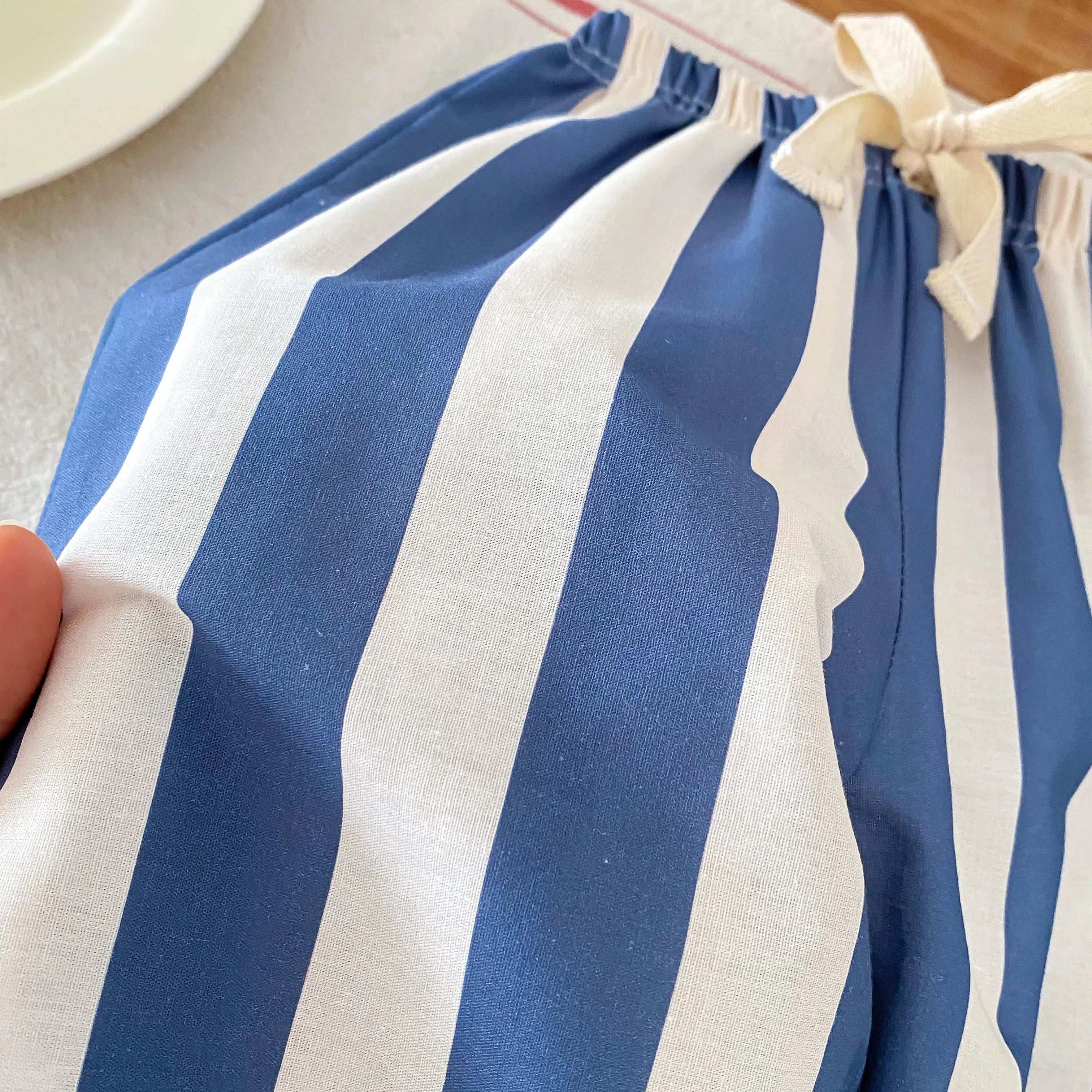 Fashion Striped Trousers For Children's Clothes Summer Thin Loose Casual Kids Harem Pants Toddler Costume Boys Girls Long Pant