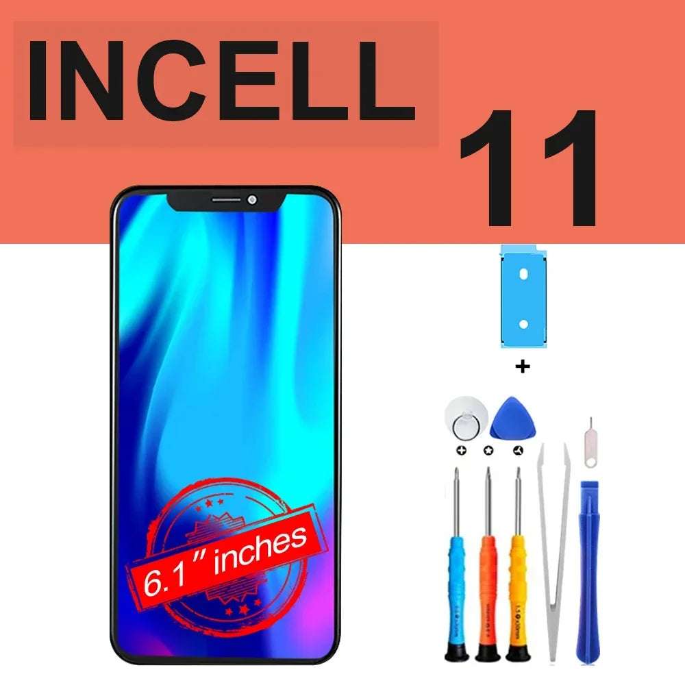 PINZHENG High Quality Display INCELL OLED OEM AMOLED For iPhone XS MAX X XR 11 12 13 MINI PRO PROMAX Screen Replacement LCD