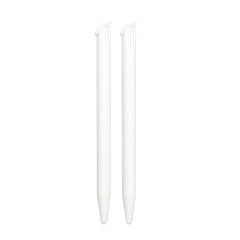 2pcs Stylus Pens for New 3DS XL Gaming Console Replacement Pen Plastic Touch Screen Pen Black White