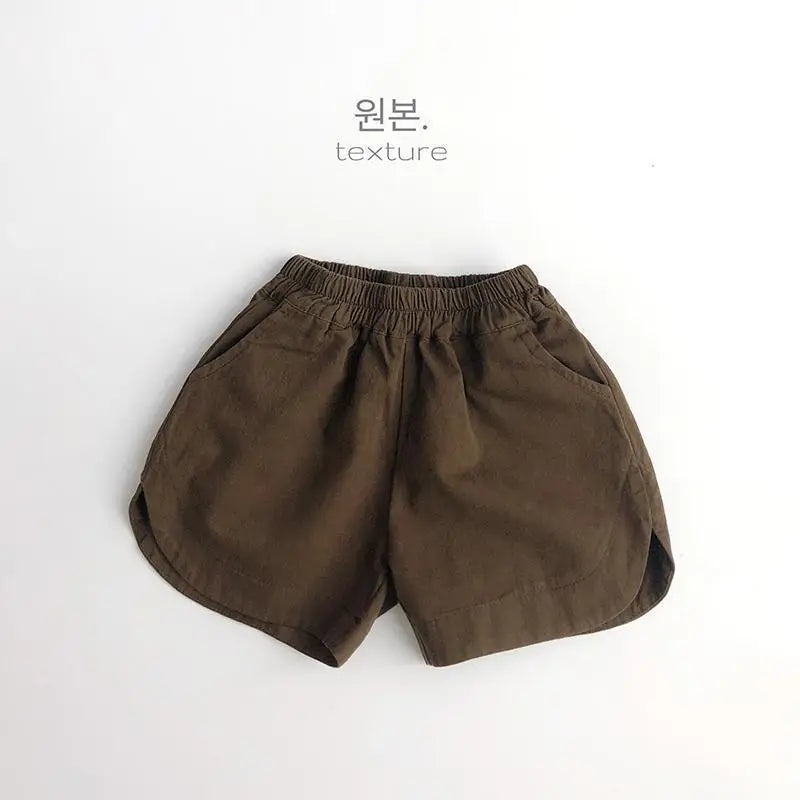 Children's Summer Korean Retro Shorts Boys and Girls Casual Thin Shorts Outdoor Wear Shorts for Girls  Boys Shorts