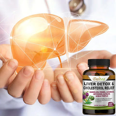 Liver Capsules Alfalfa, Dandelion + Milk Thistle Liver Detox and Cleanse for Healthy Antioxidants and Detoxifiers