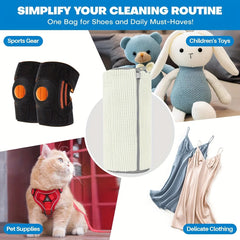 Washing Shoes Bag Protector Fluffy Fibers Polyester Washing Shoes Machine Friendly Laundry Bag Drying Bags Storage Organize